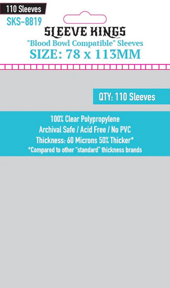 Sleeve Kings: Blood Bowl Card Sleeves x 110