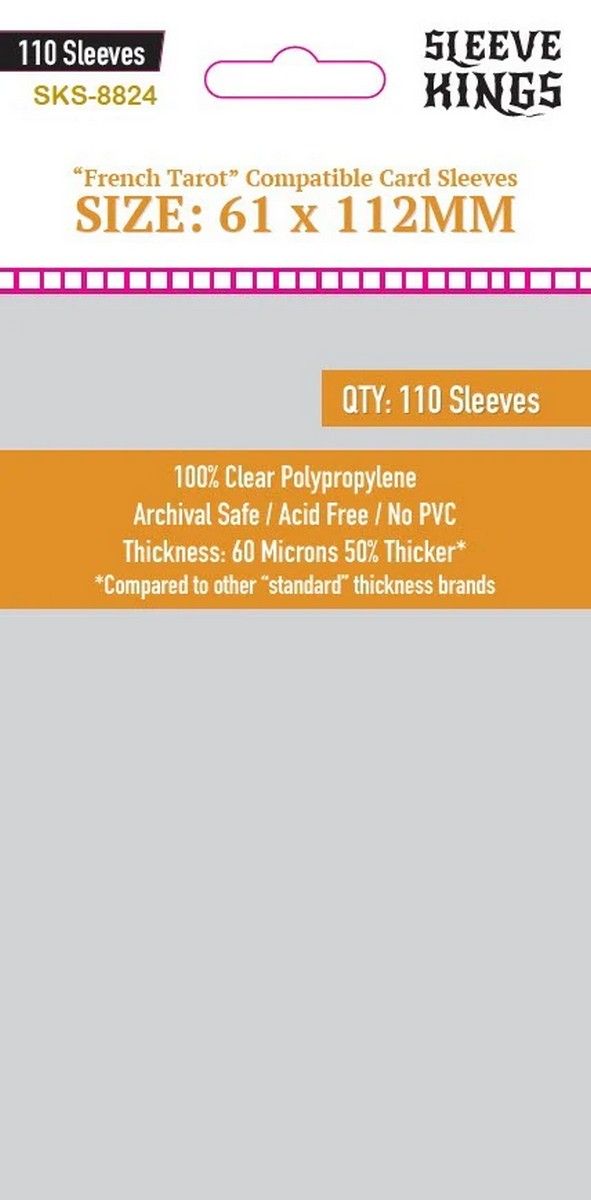 Sleeve Kings: French Tarot Card Sleeves x 110