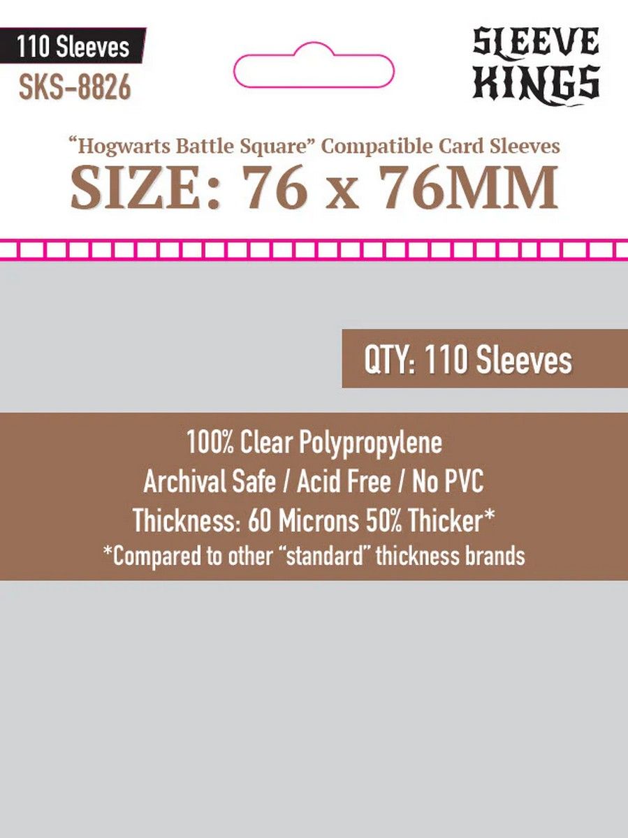 Sleeve Kings: Harry Potter: Hogwarts Battle Square Compatible Sleeves x 110