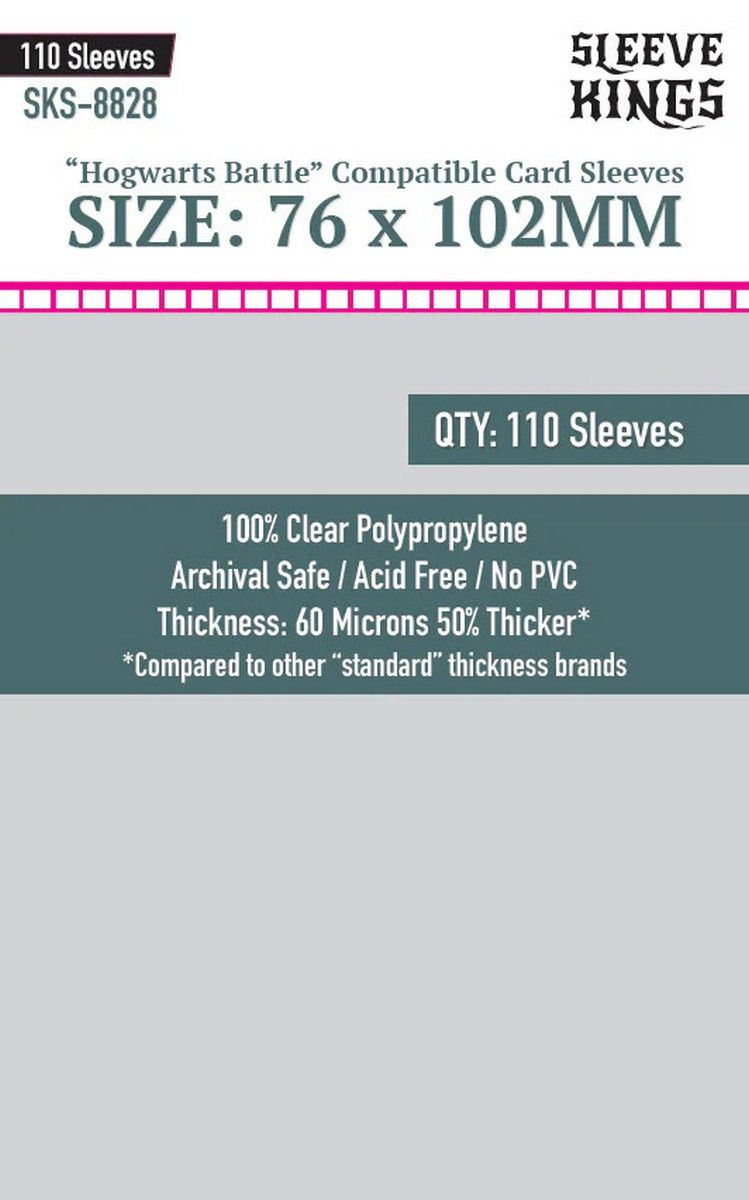 Sleeve Kings: Harry Potter: Hogwarts Battle Large Sleeves x 110