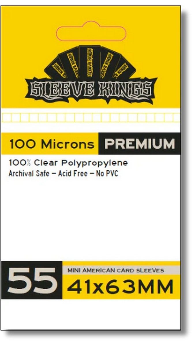 Sleeve Kings: Premium Mini American Card Sleeves x 55