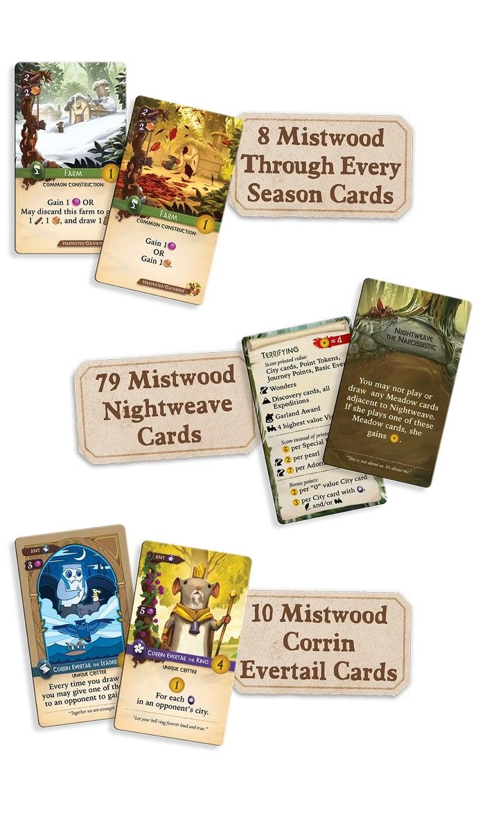 Oversized Everdell Cards For Everdell Expansions
