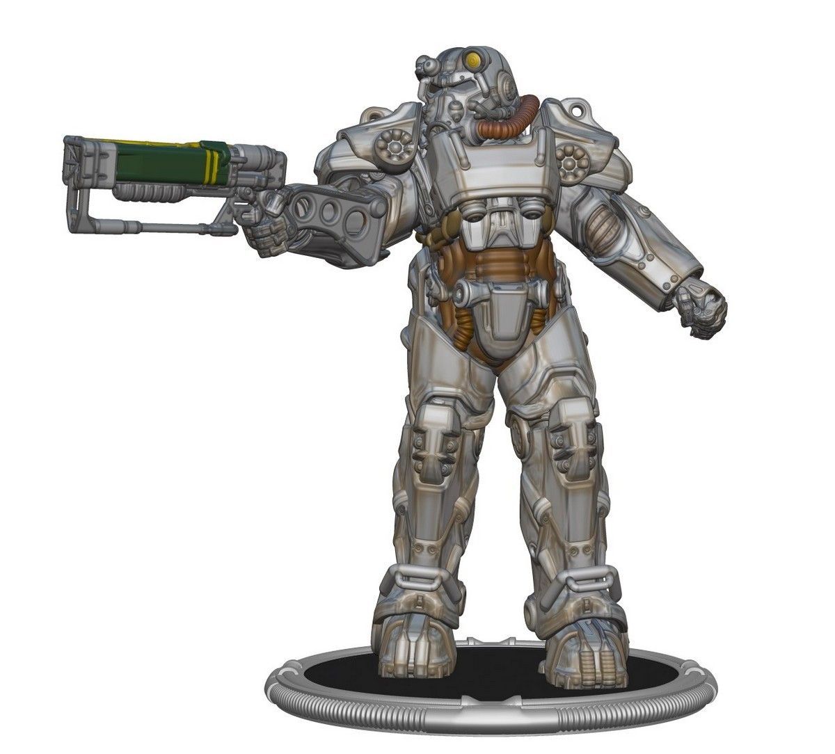 Fallout: T-60 & Vault Boy (Power) - Collectible Figures Set