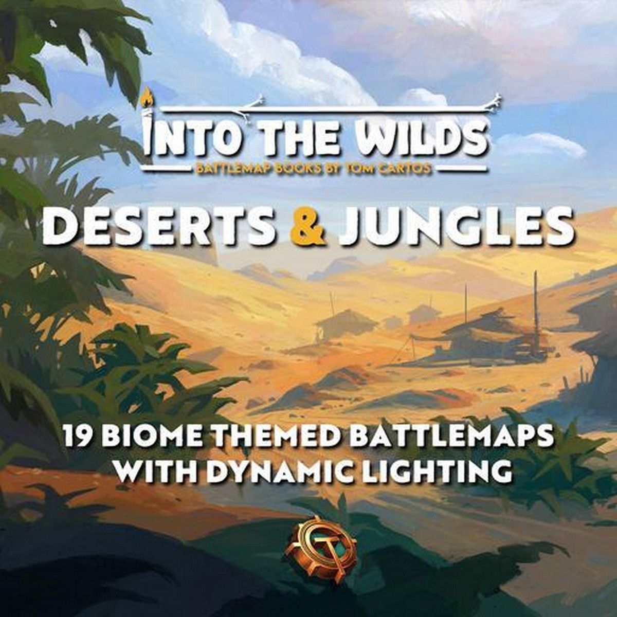 Into The Wilds Battlemap Book: Volume 1: Deserts And Jungles