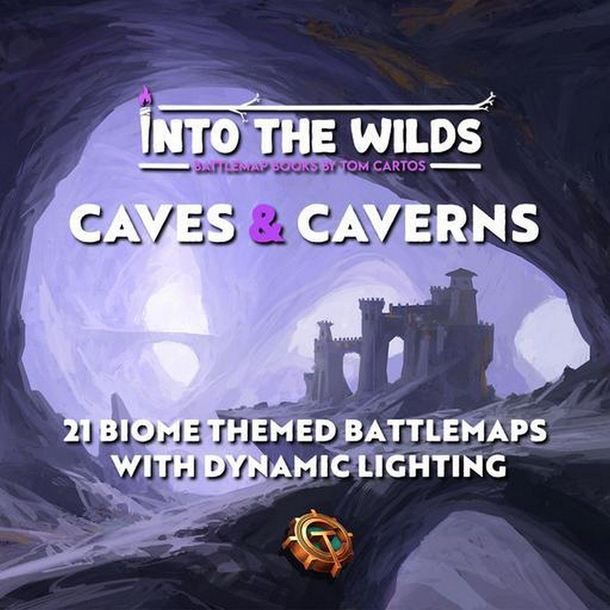Into The Wilds Battlemap Book: Volume 2: Caves And Caverns