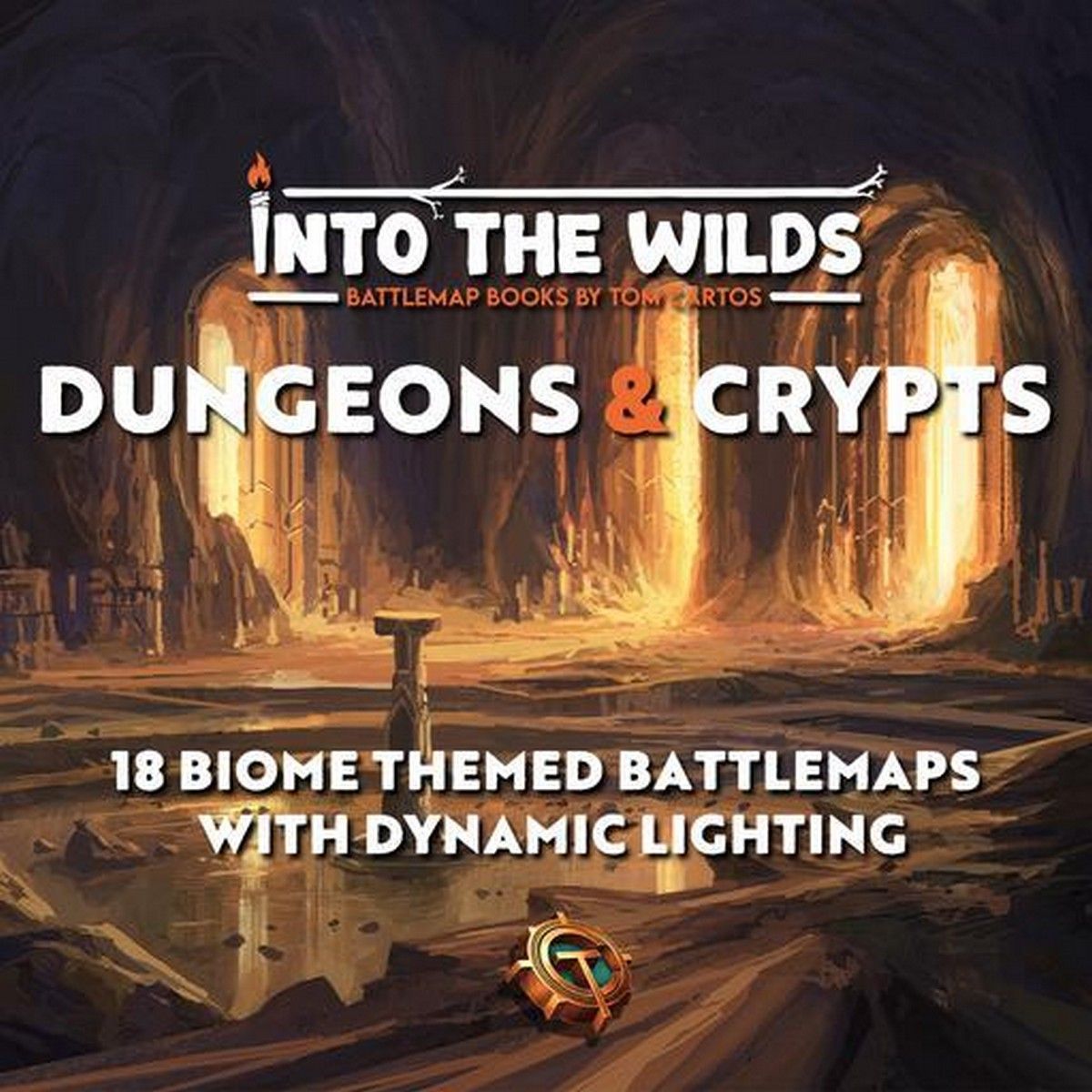 Into The Wilds Battlemap Book: Volume 2: Dungeons And Crypts