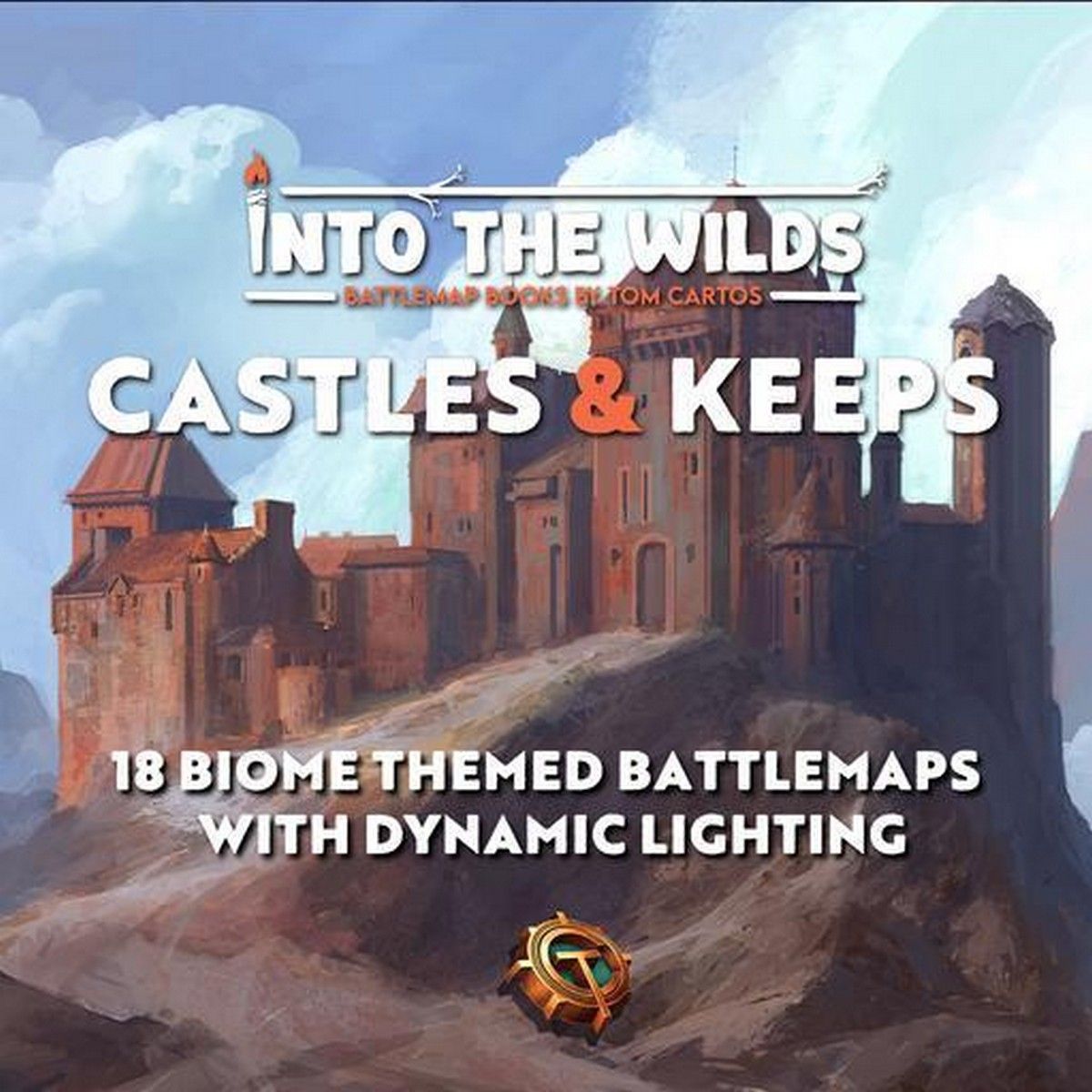 Into The Wilds Battlemap Book: Volume 3: Castles And Keeps