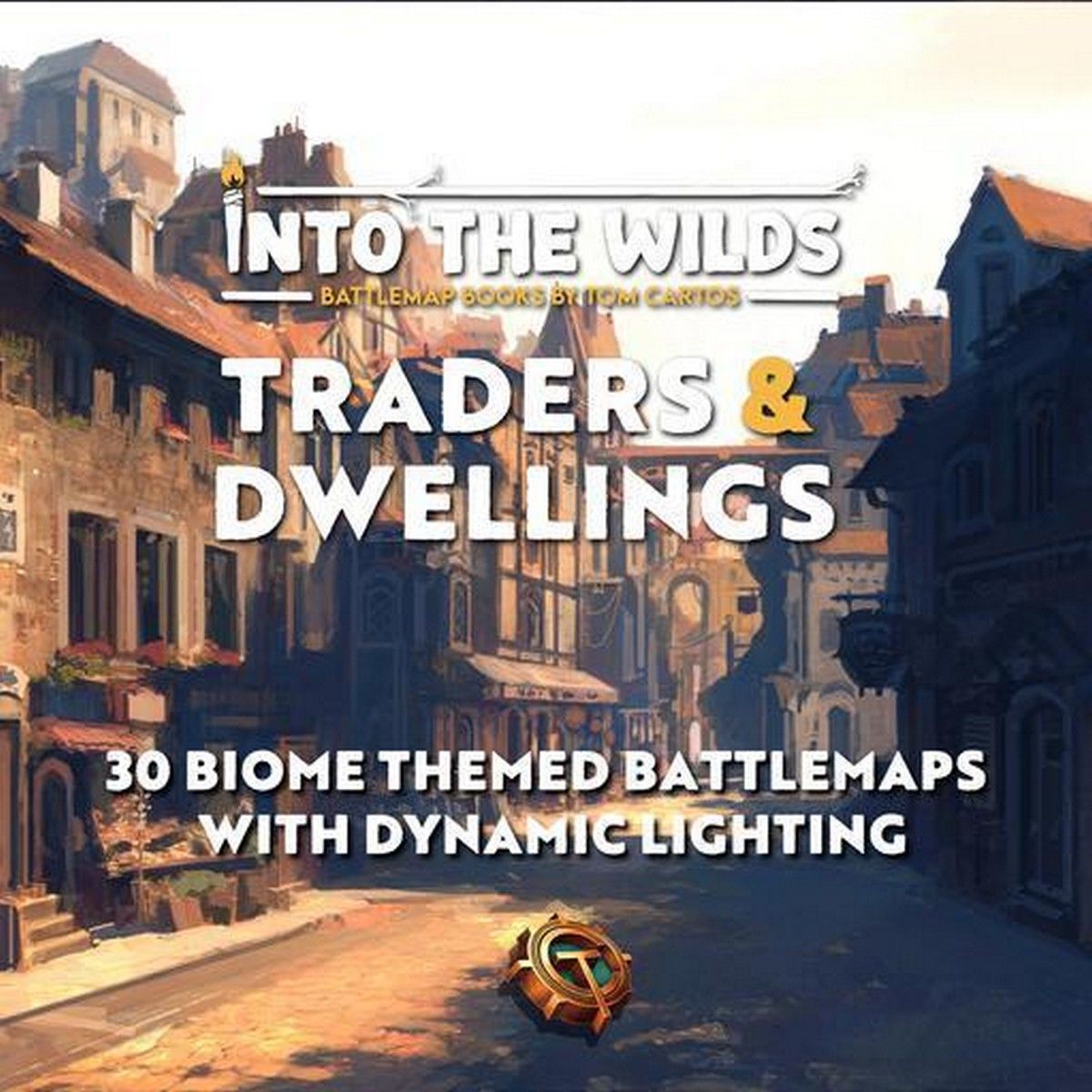 Into The Wilds Battlemap Book: Volume 3: Traders And Dwellings