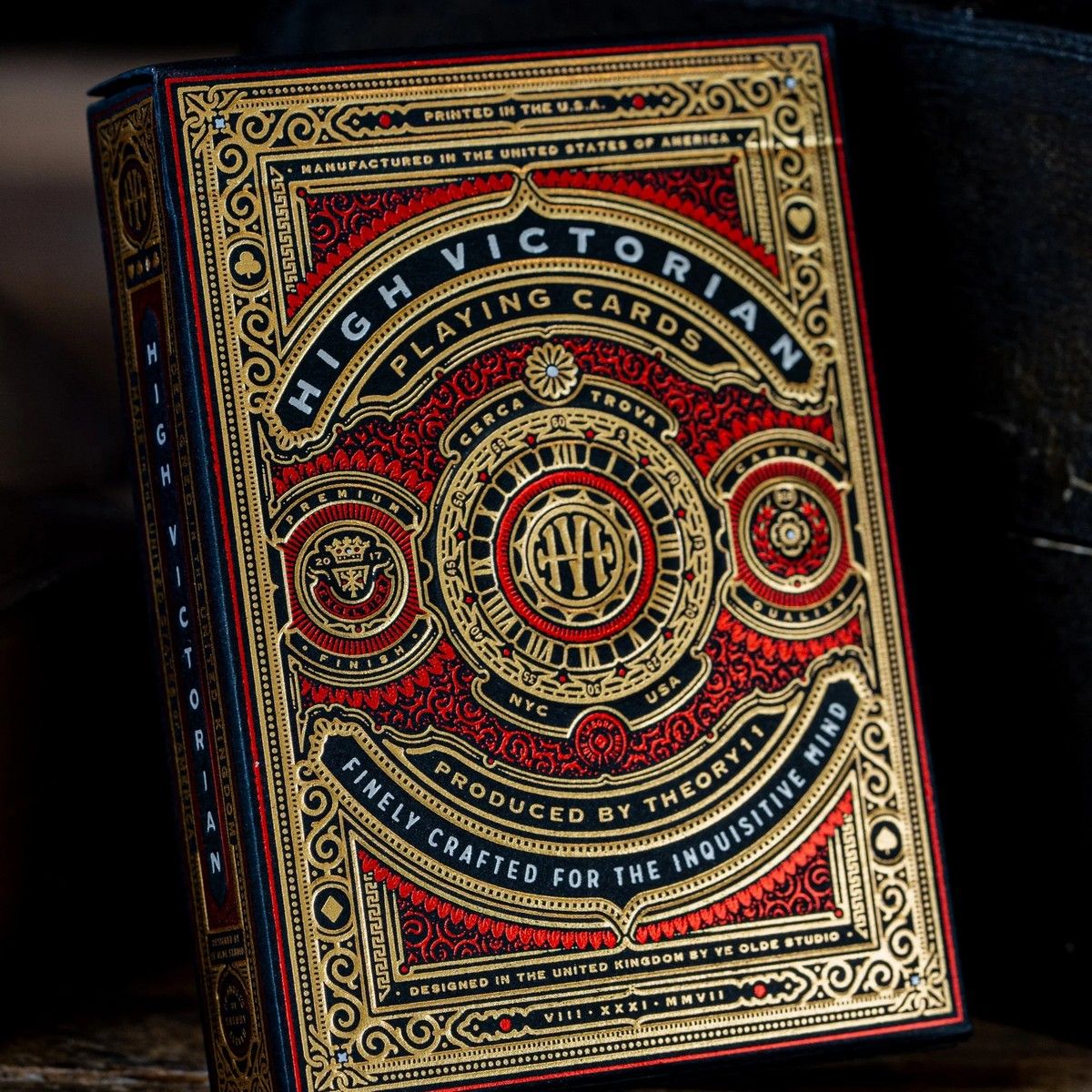 High Victorian Red Playing Cards - Theory11