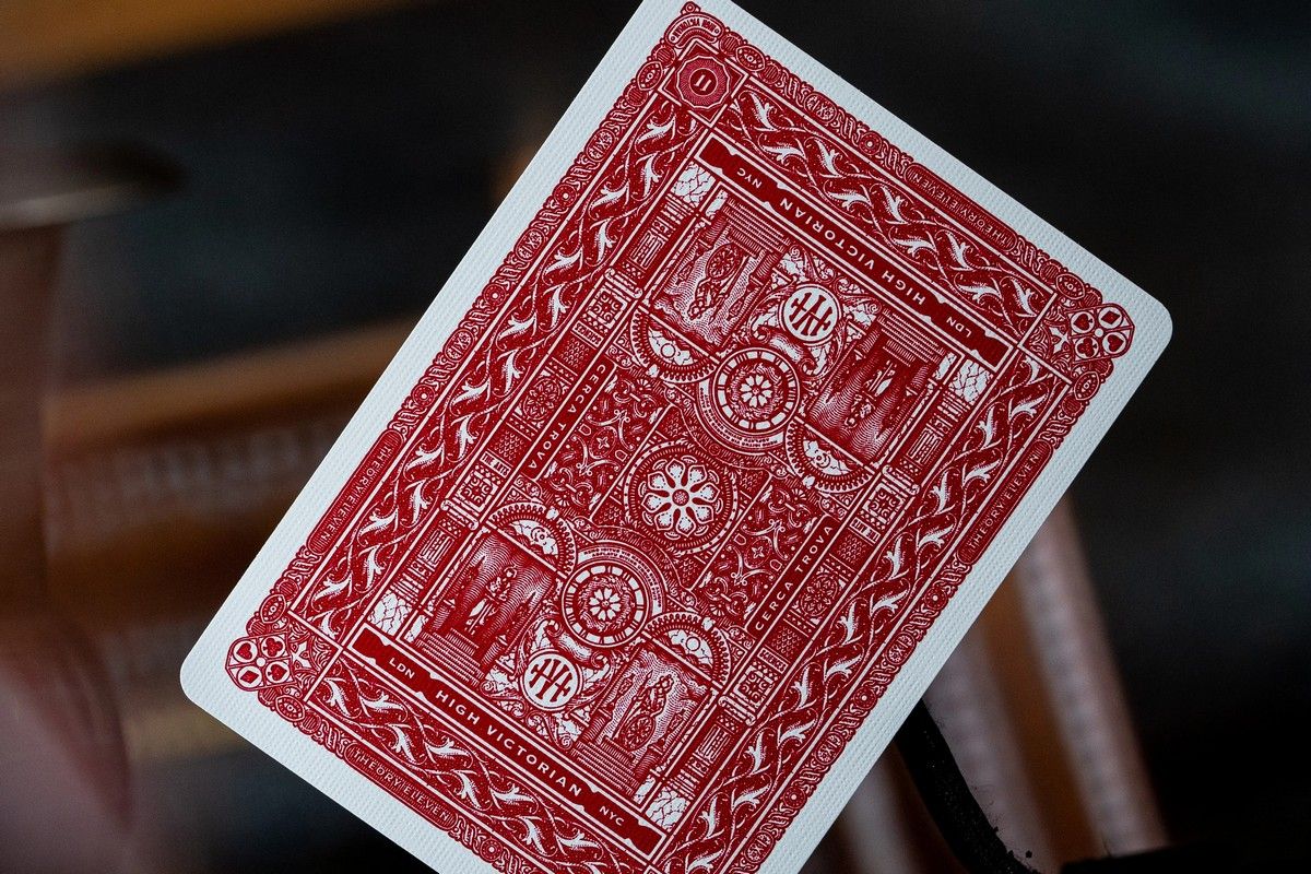High Victorian Red Playing Cards - Theory11
