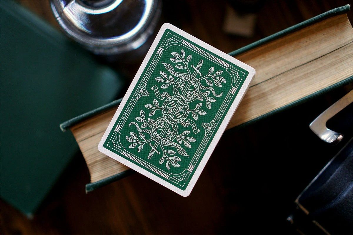 Green Monarch Playing Cards - Theory11
