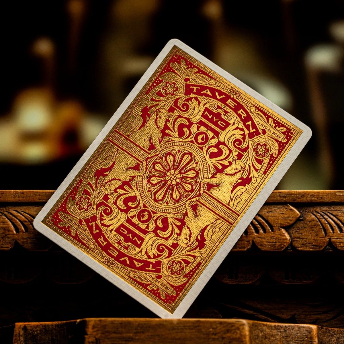 Tavern on the Green: Red Edition Playing Cards - Theory11