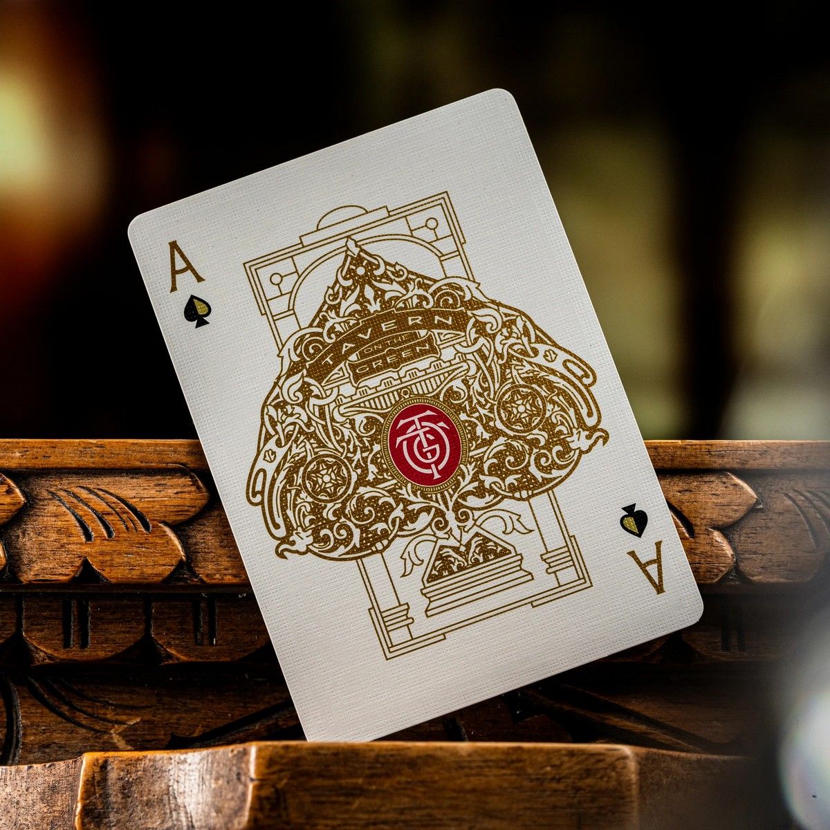 Tavern on the Green: Red Edition Playing Cards - Theory11