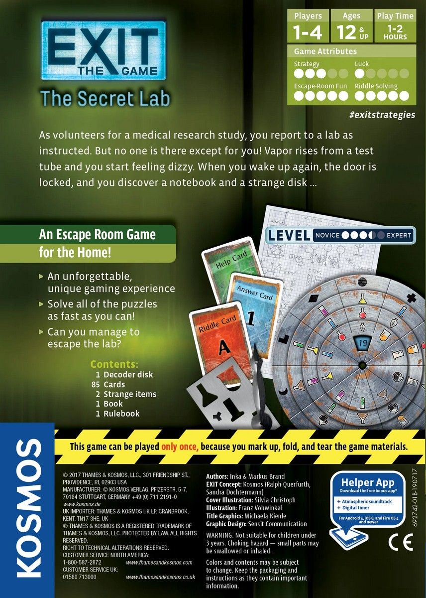 EXIT: The Game - The Secret Lab