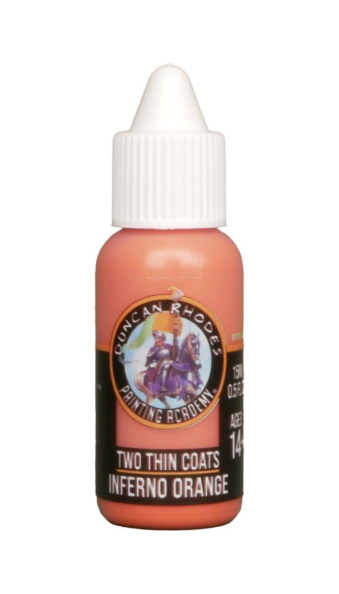 Two Thin Coats: Inferno Orange