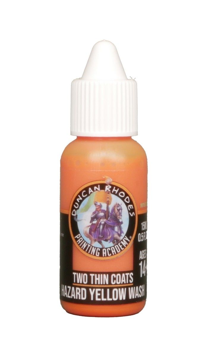 Two Thin Coats: Hazard Yellow Wash