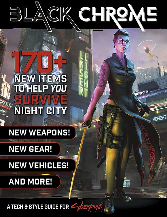 Cyberpunk Red RPG Black Chrome