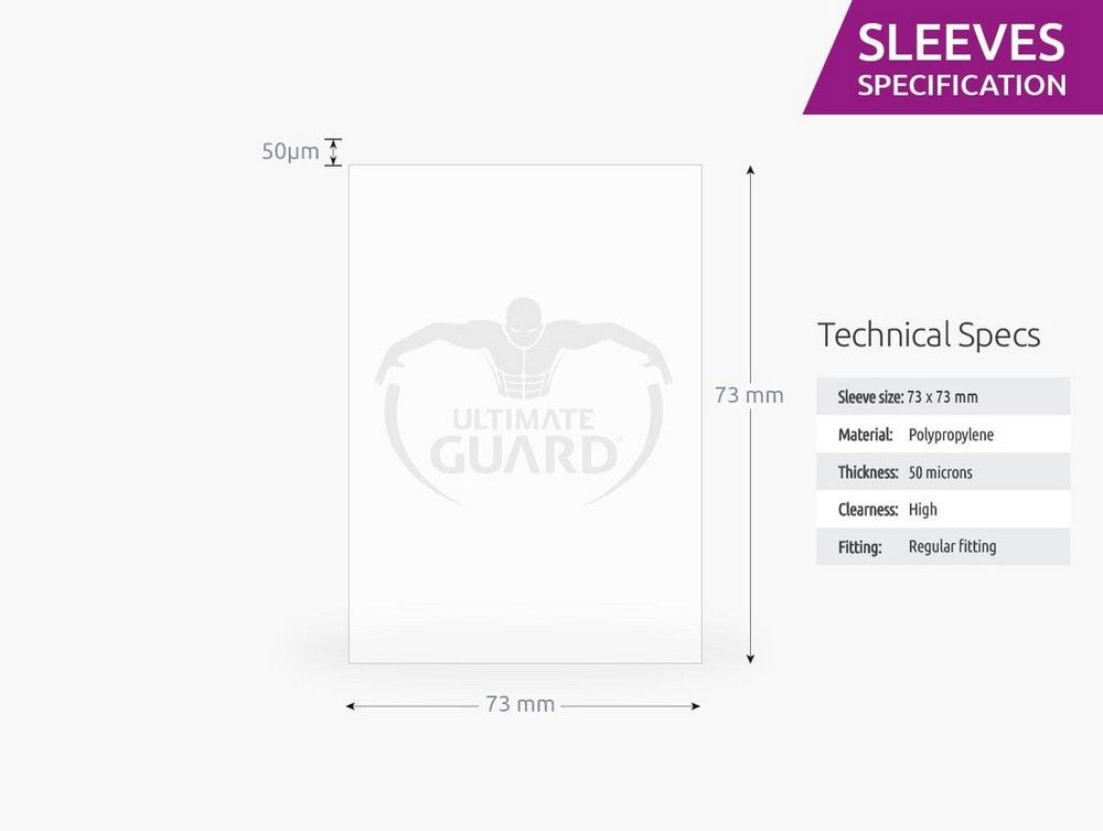 Premium Soft Sleeves for Board Game Cards Square