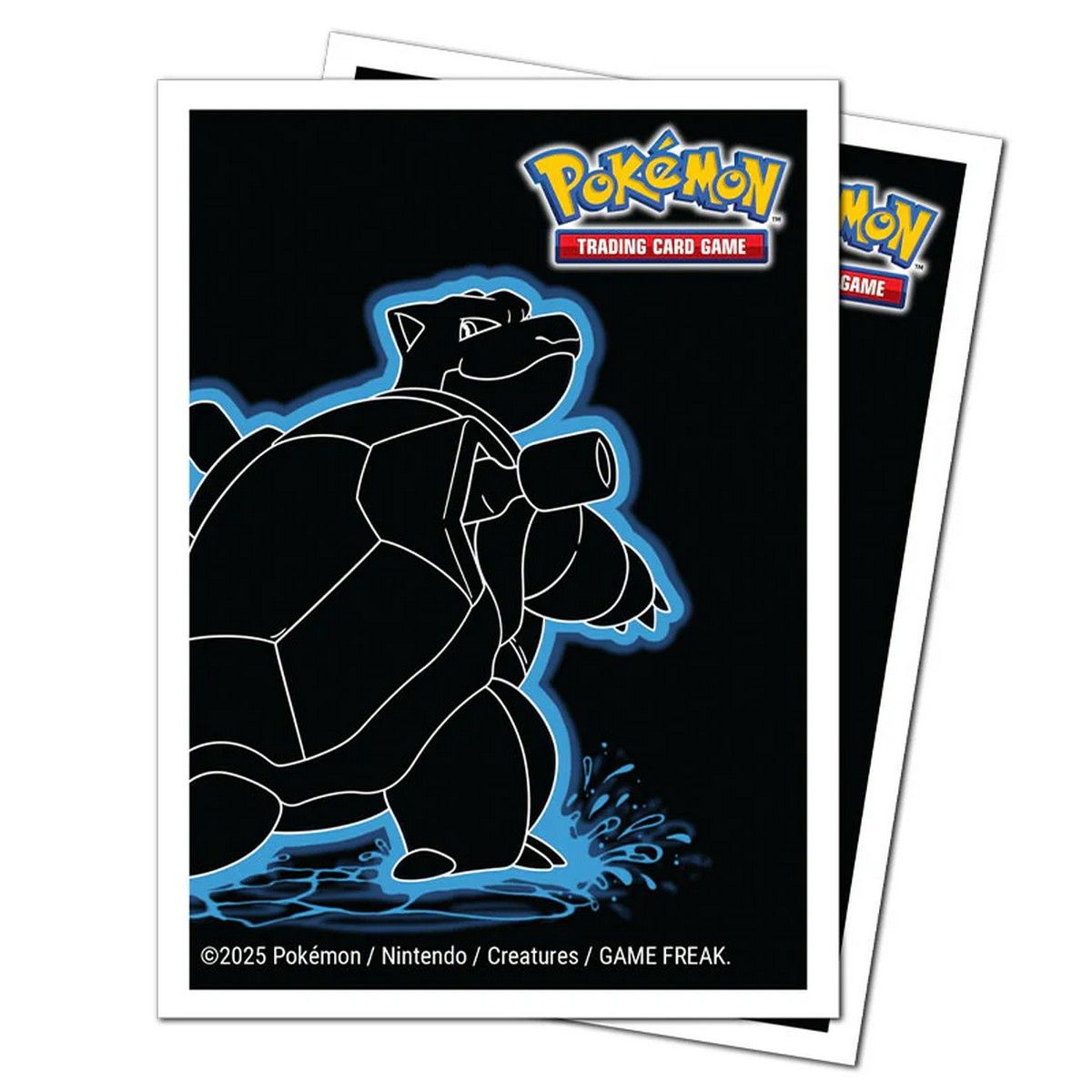 Ultra Pro: Pokemon Neon Kanto Apex Deck Protector Sleeves - Blastoise