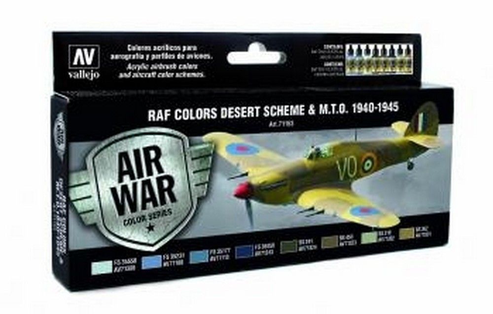 Model Air Set - RAF Colours Desert Scheme & MTO (x8)