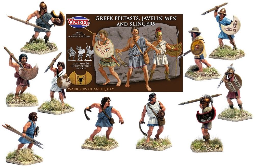 Greek Peltasts Javelin Men and Slingers