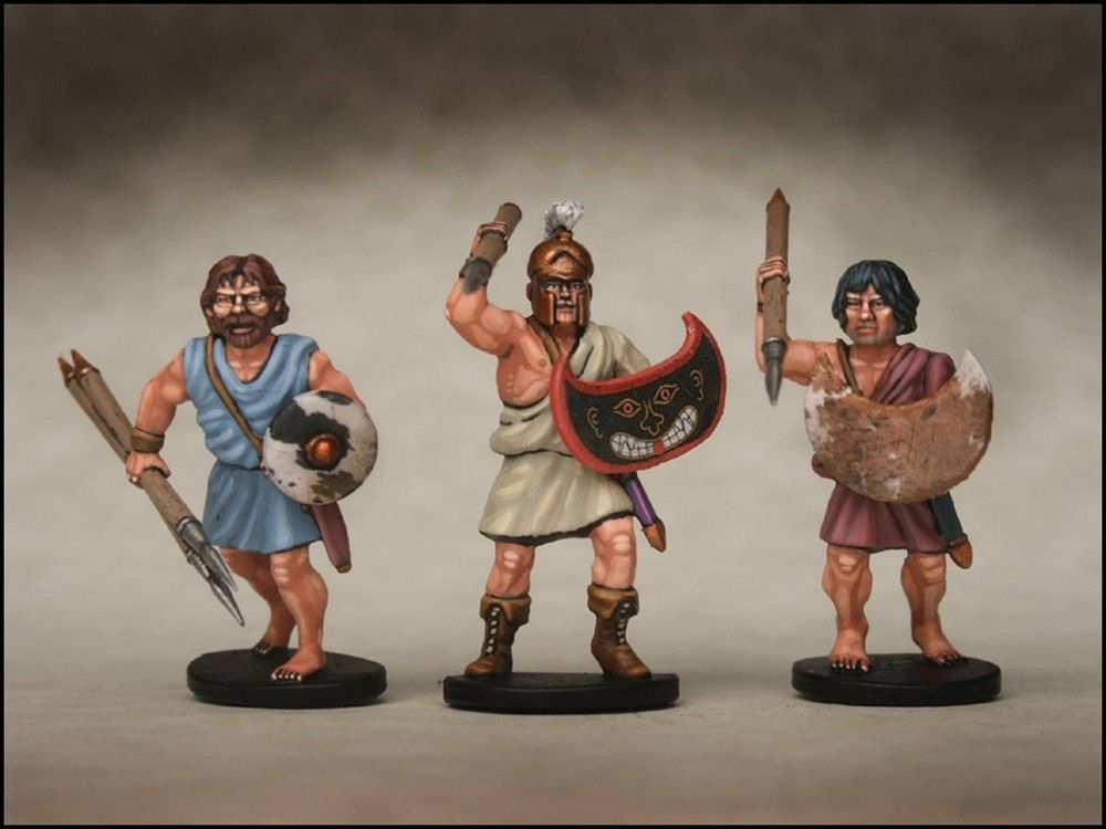 Greek Peltasts Javelin Men and Slingers
