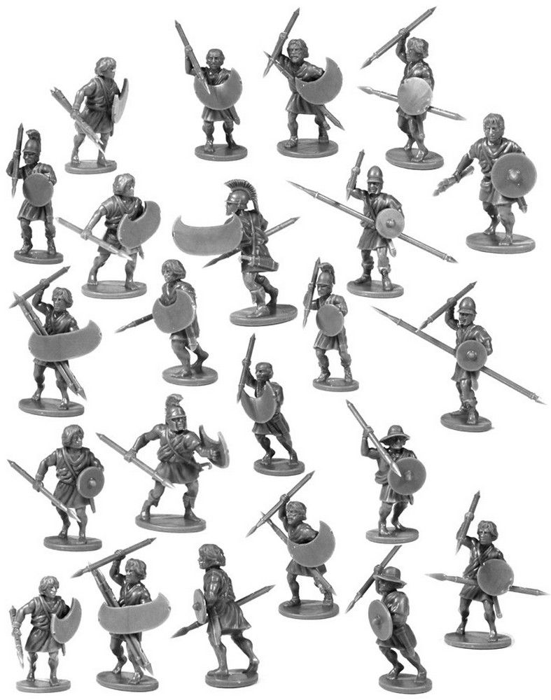 Greek Peltasts Javelin Men and Slingers