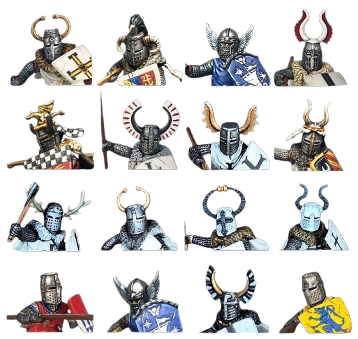 Medieval & Fantasy Heads Cloaks & Shields