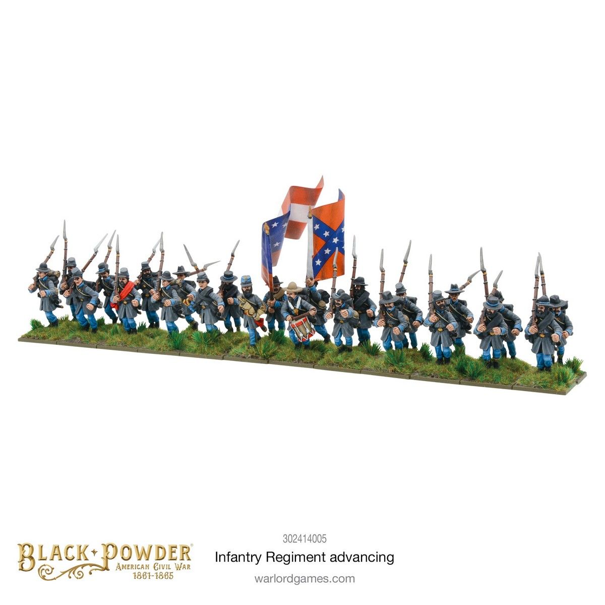 American Civil War: Infantry Regiment (Advancing)