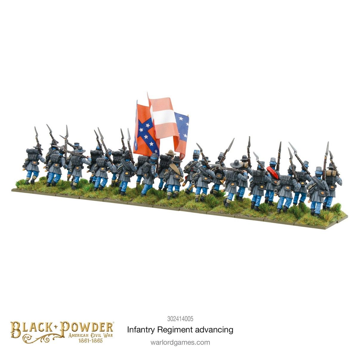 American Civil War: Infantry Regiment (Advancing)