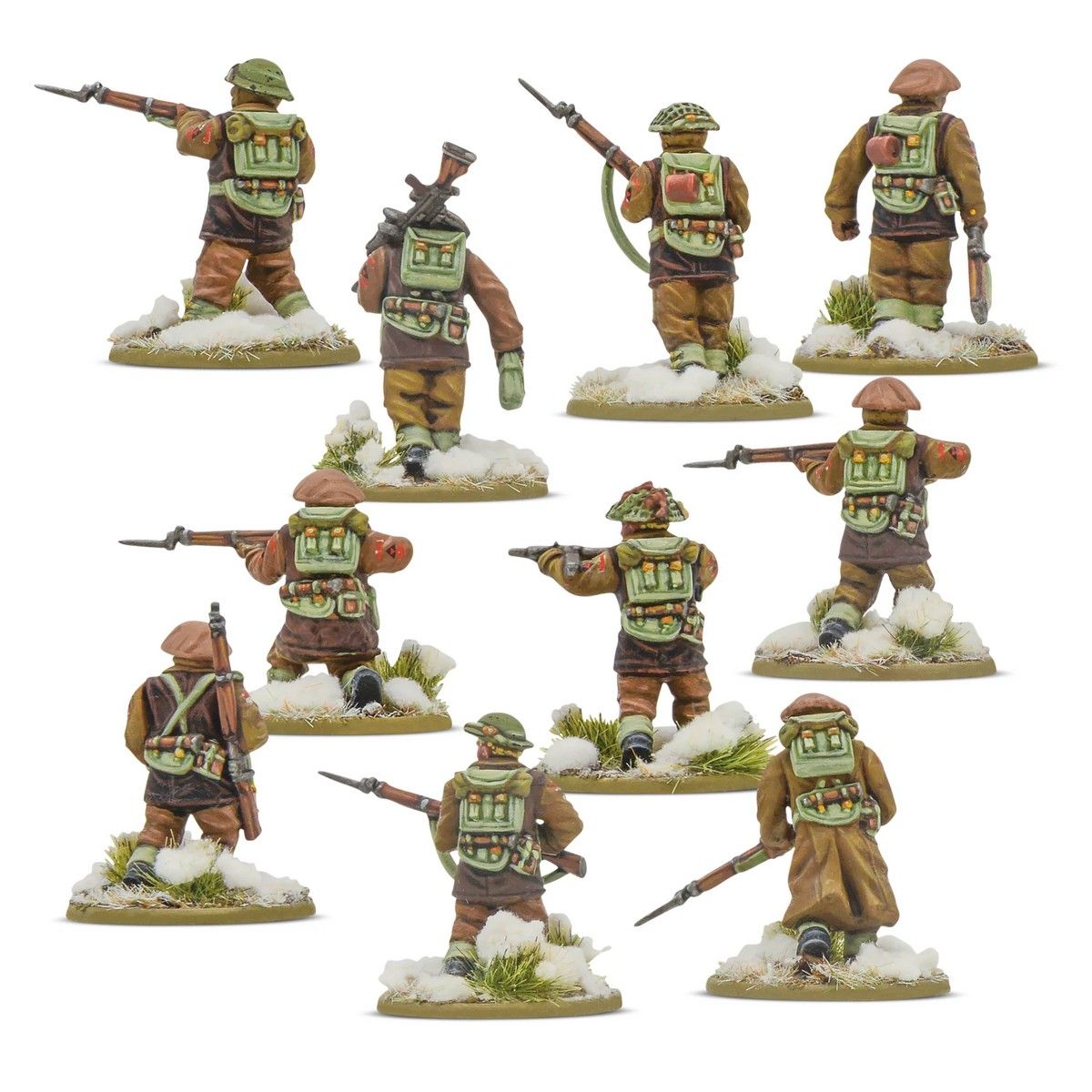 Bolt Action British & Canadian Infantry (Winter) Platoon