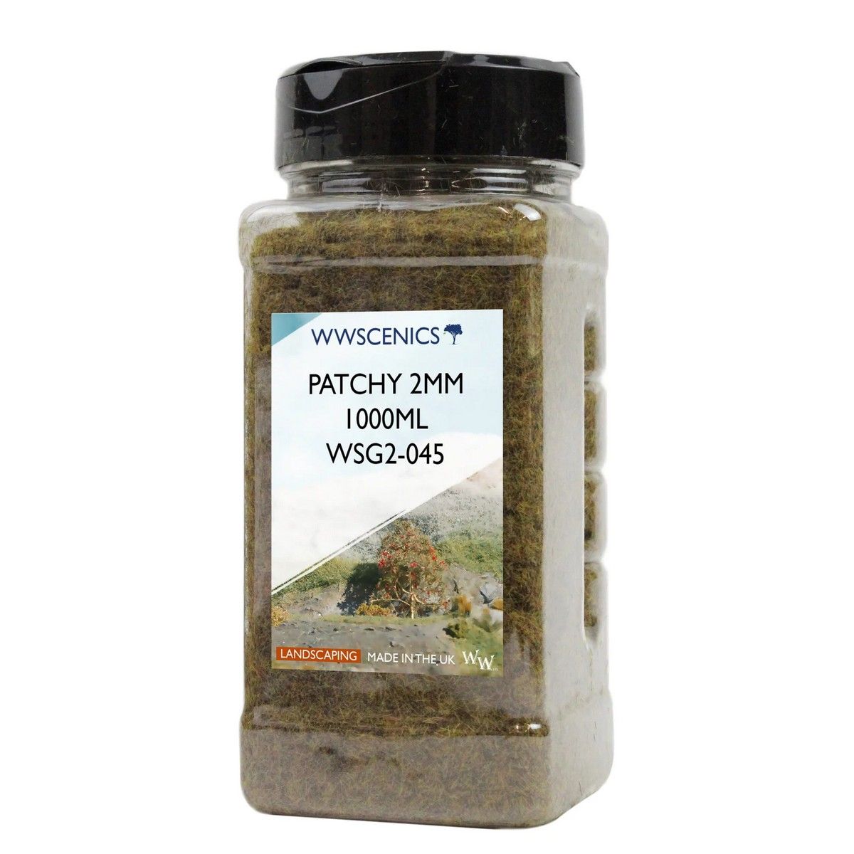 Static Grass - Patchy - 2mm - 1000g