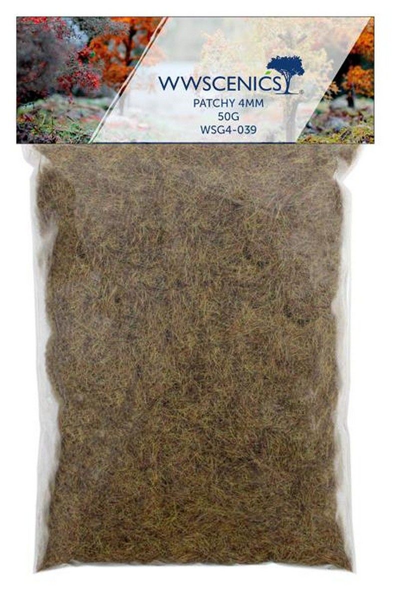 Static Grass - Patchy - 4mm - 50g