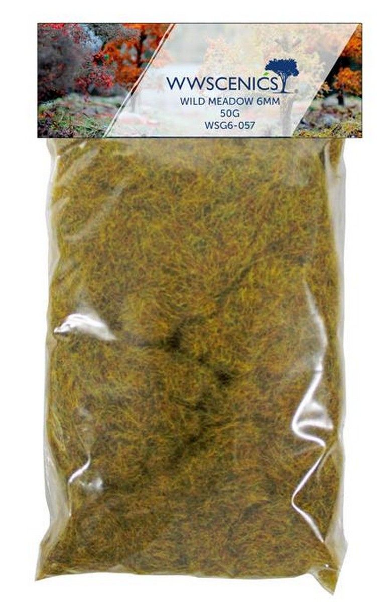 Static Grass - Wild Meadow - 6mm - 50g