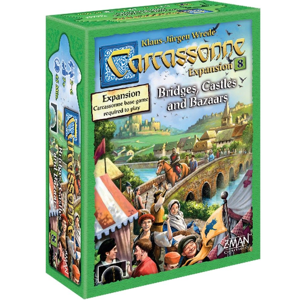 Carcassonne: Bridges Castles & Bazaars Expansion 8