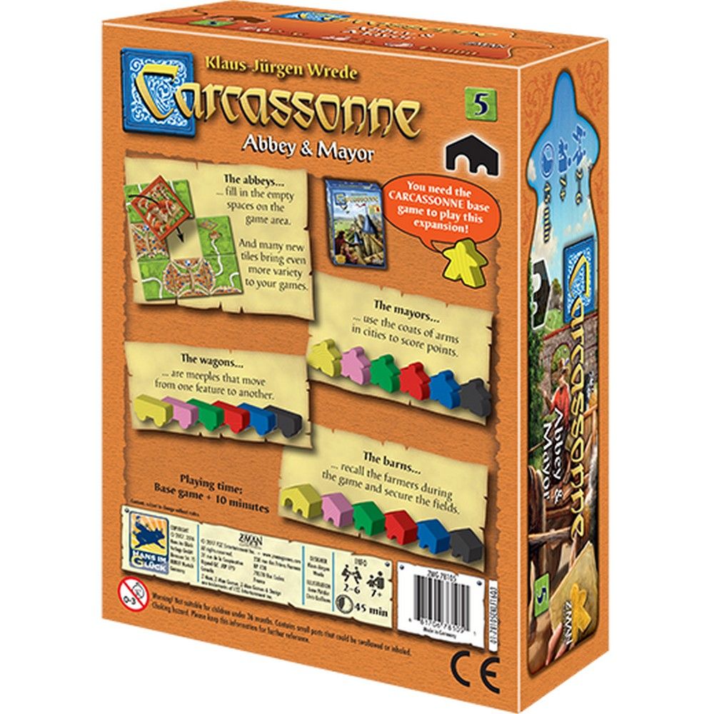 Carcassonne: Abbey & Mayor Expansion 5