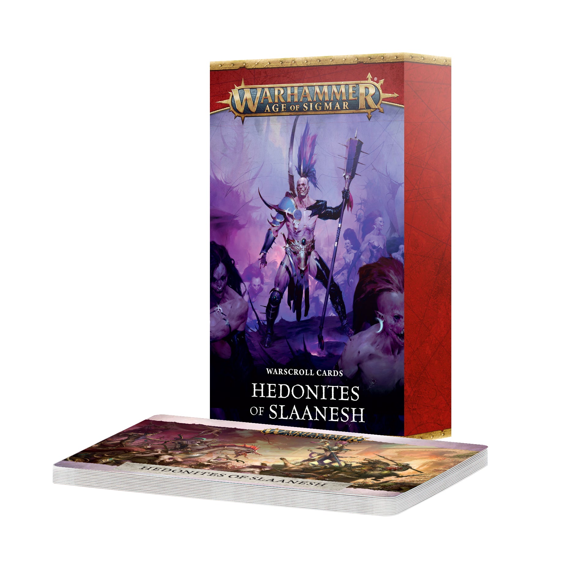 Warscroll Cards: Hedonites of Slaanesh - 3rd Edition - English
