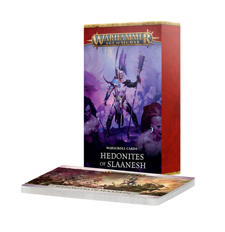 Warscroll Cards: Hedonites of Slaanesh - 3rd Edition - English